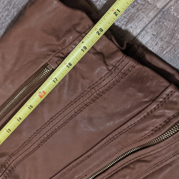 Michael Kors Leather hooded jacket - Picture 9 of 13